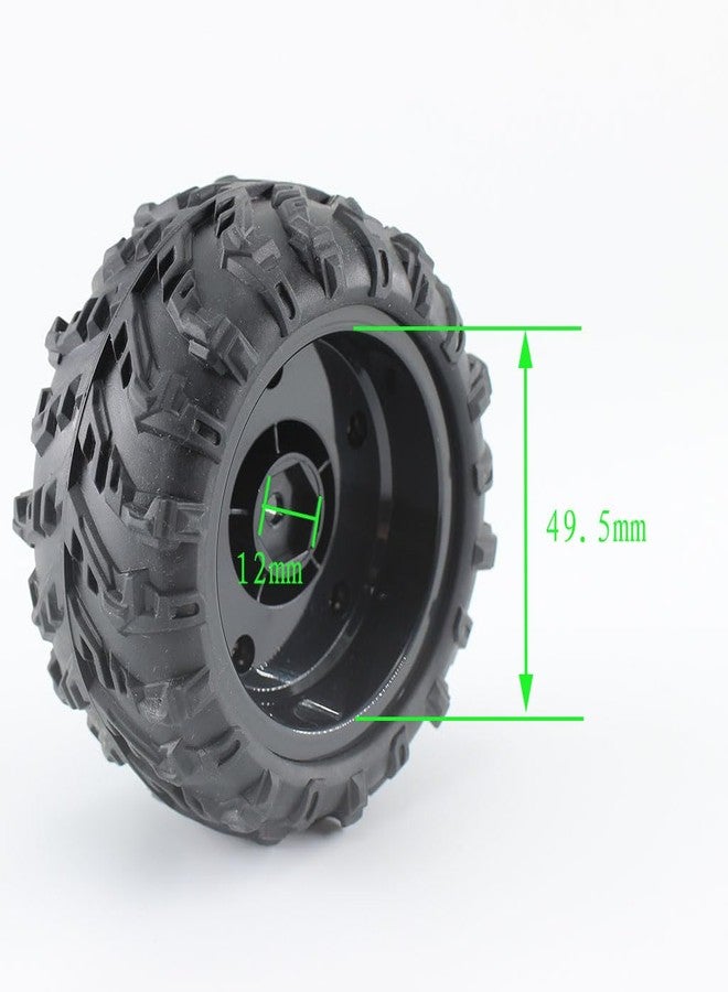 KingVal 4PCS Rubber Wheels Tires 85x47mm Hex 12mm RC Parts Compatible with WLtoys 144001 144002 144010 124016 124019, SCY 16101 16102 16201, MJX H16H H16E H16P RC Cars - Image 4